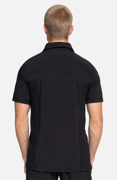 Men's Zip Polo Shirt, , large