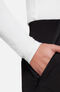 Women's Mock Wrap Solid Scrub Top & Tapered Jogger Scrub Pant Set, , large