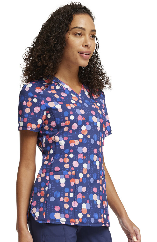 Polka dot cheap scrub top