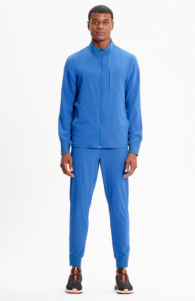 Scrub jacket cheap with collar