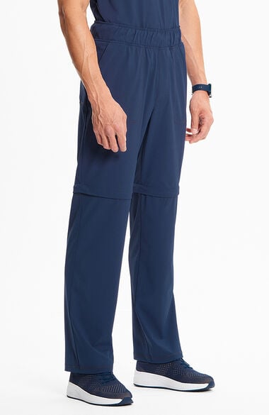 Men's Scrub Set: V-Neck Top & Convertible Pant, , large