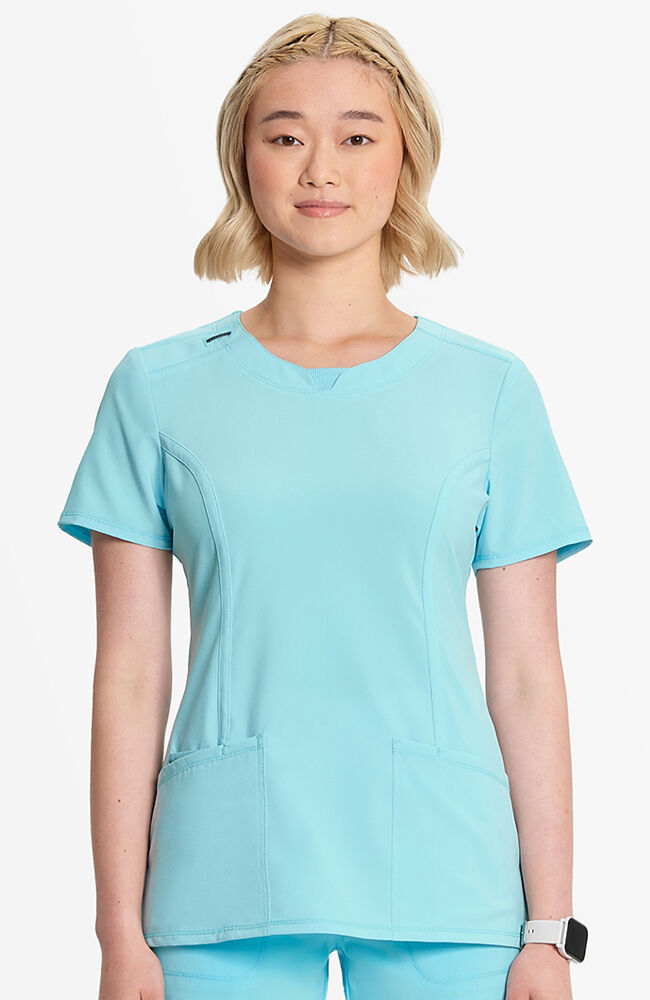 Round neck scrubs online