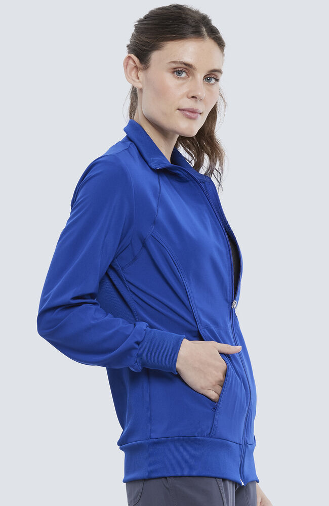 Infinity Legacy Women s Zip Front Warm Up Solid Scrub Jacket