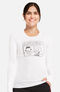 Clearance Women's Therapy Beagle Long Sleeve Underscrub Knit Tee, , large