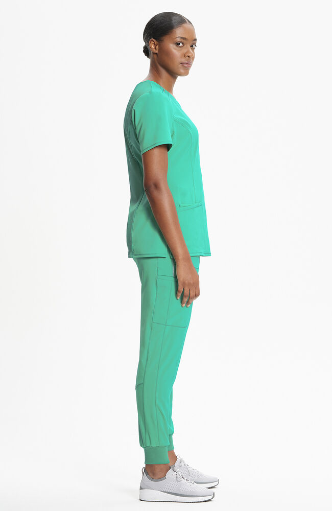 Solid scrub tops best sale