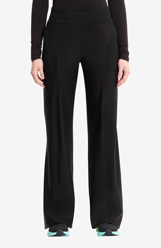 リアル Waist Crossover Knit Women's Flare Scrubs Infinity | Pant Scrub パンツ