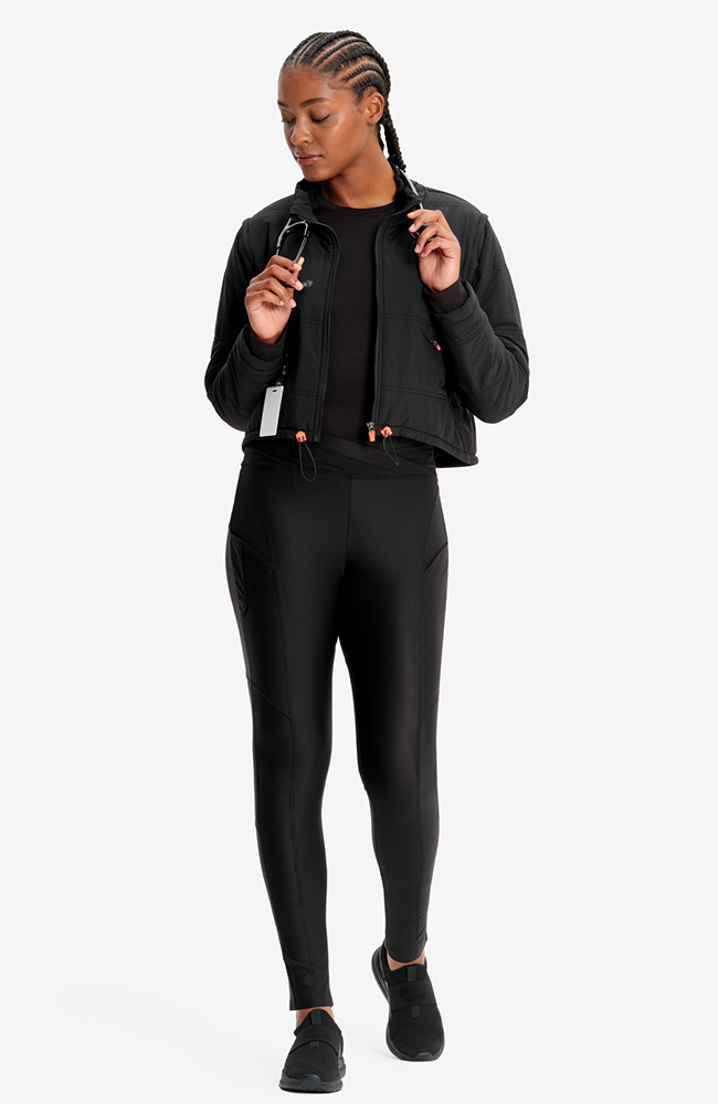 CS】2way cropped puffer jacket (black) | OUR BRAND