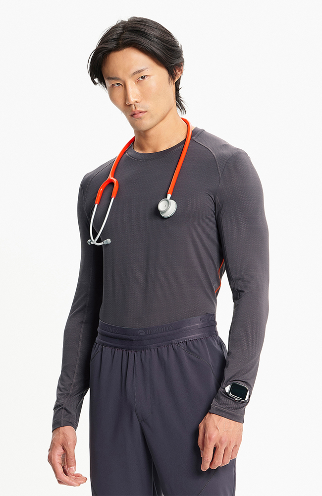 【YOURNUS】Super Cub Washing Long Sleeve Men's Performance Long Sleeve Underscrub | Infinity Scrubs
